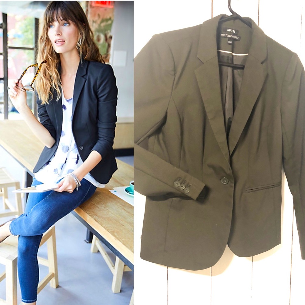APT 9 | The Torie Blazer | olive green